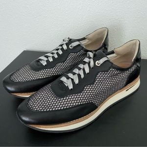 Aquatalia Leather by Marvin K. 'Nahla' Sneaker Lace up Shoes Italy